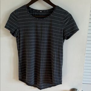 Lululemon Striped Gray Love tee size 4